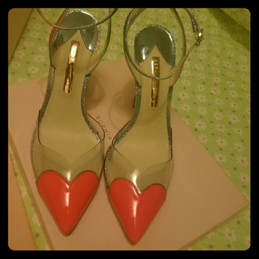 Brand New Sophia Webster Heart Shoes